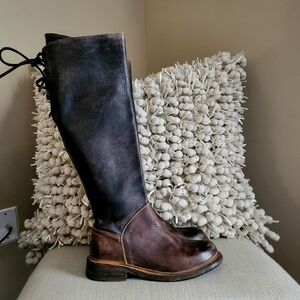 BED STU Tall Boots MANCHESTER Leather Rugged Riding Knee High Womens Size 6
